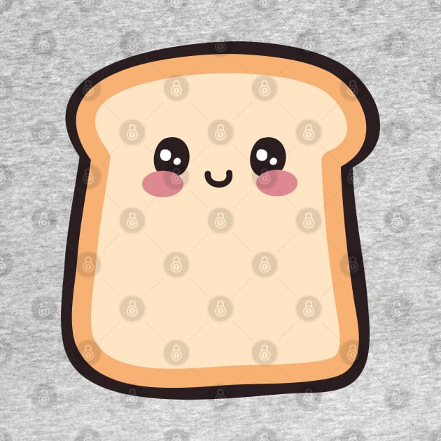 Cute Smiling Toast Bread by Spicy Memes